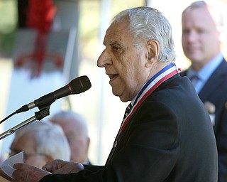        ROBERT K. YOSAY  | THE VINDICATOR..YSU trusteeHarry Meshel...... The 6,000-square-foot, two-story building on Wick Avenue will house the YSU Office of Veterans Affairs and is designed to help improve and expand services to military veterans and service members transitioning to life as students at YSU....-30-
