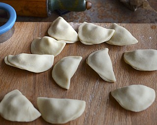 Katie Rickman | The Vindicator.National Pierogi Day was celebrated at Martini Brothers Burger Bar with homemade piergi and polka music on Thursday, Oct. 9, 2014.