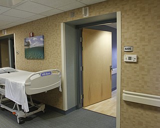        ROBERT K. YOSAY  | THE VINDICATOR...St Elizabeths Medical Center - Isolation Room  - Control panel for room.  with extra door sealents and controls ..-30-