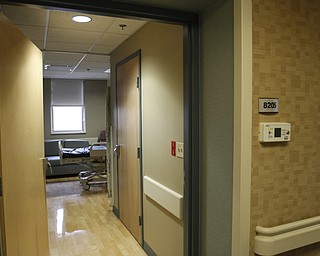        ROBERT K. YOSAY  | THE VINDICATOR...St Elizabeths Medical Center - Isolation Room  - Control panel for room.  with extra door sealents and controls ..-30-