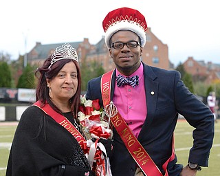 Jeff Lange | The Vindicator  Youngstown's homecoming king and queen of 2014 Rebecca Banks (left) and Everet Thompson.