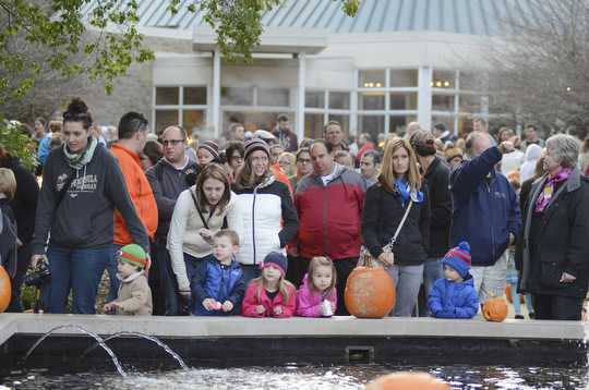 Katie Rickman | The Vindicator.Thousands of families flocked to Fellows Riverside Gardens for The Pumpkin Walk on Sunday, Oct 19, 2014.