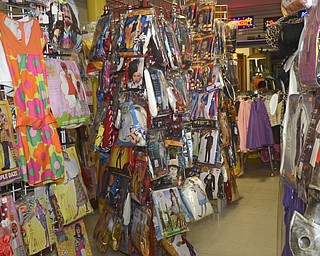Katie Rickman | The Vindicator.Rows of costumes fill Quincy's Costumes in Youngstown on Tuesday, Oct. 21, 2014. The shop is a locally owned and run business, owned by Quinton Hoover and his wife Diana.