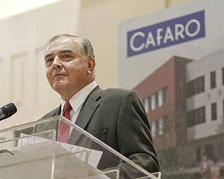        ROBERT K. YOSAY  | THE VINDICATOR..Tony Cafaro .The Cafaro Co. will move its family to a new home in 2015.The new 50,000-square-foot Cafaro corporate headquarters will be an updated, more open space for its 200 employees, or, as the Cafaros called them, extended family members.it will be close to the Residence Inn and the Eastwood Mall..-30-