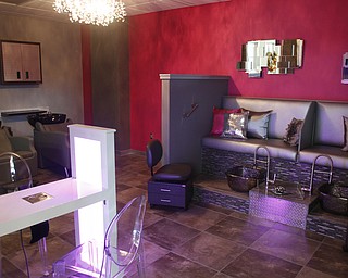        ROBERT K. YOSAY  | THE VINDICATOR...The nail area.. ..A locally-owned beauty shop in Boardman recently opened a new location and offers a variety of services from airbrush makeup to extensions and tanning. , has expanded her client base through social media and her work. She does her work with an all-natural makeup she sells at her shop..-30-