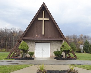 Katie Rickman | The Vindicator.The mausoleum at All Souls Cemetery in Cortland, Ohio on Tuesday, Oct. 28, 2014.
