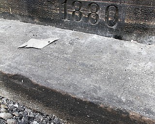        ROBERT K. YOSAY  | THE VINDICATOR..The Remains of tThe Firestone house on Lipply Road is moved 900 feet from where it has stood since 1880...-30-