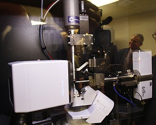        ROBERT K. YOSAY  | THE VINDICATOR.. National Science Foundation-supported chemistry lab that places Youngstown State University among the best in the nation for materials analysis with a new x-ray diffraction Labratory . .-30-