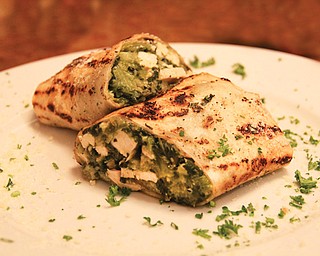 Antone’s Piadini (chicken and greens in a wrap.)