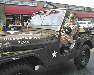 SPECIAL TO THE VINDICATOR
Boardman Curves had a car show Sept. 28. Taking third place was World War II and Korean War veteran Paul Luehring, above, displaying his 1954 vintage military Jeep, which he restored himself.