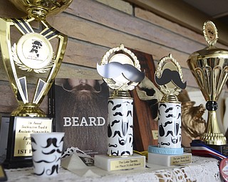Katie Rickman | The Vindicator.Anthony Fontes Cmpbell has won dozens of trophies in multiple beard contests, he hopes to start a club for fellow bearded men.