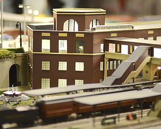 Katie Rickman | The Vindicator.A replica of the New York Central System passenger station which was the first location of the Youngstown Model Railroad Association club is recreated and on display at the current location. Club President Dean DeMain who is a second generation member enjoys watching children and adults admire the intricate layout of their displays. The club has two remaining open house dates November 8-9 and December 6-7 from 12pm to 6pm.