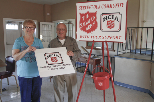        ROBERT K. YOSAY  | THE VINDICATOR...Chuck Hudak, president, and Joanne Cutter, treasurerHubbard Christians in action