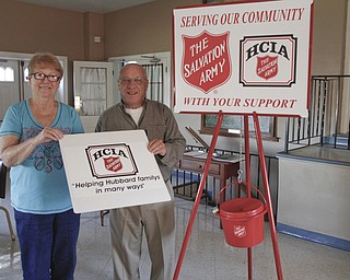        ROBERT K. YOSAY  | THE VINDICATOR...Chuck Hudak, president, and Joanne Cutter, treasurerHubbard Christians in action