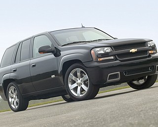 This undated file photo from General Motors Co. shows the 2006 Chevy TrailBlazer SS sport utility vehicle. General Motors, in documents posted Wednesday by U.S. safety regulators, said it will start notifying owners of 189,000 GM 2006 and 2007 model year SUVs this week that they can take their vehicles to dealers, who will replace faulty power-window switches.
