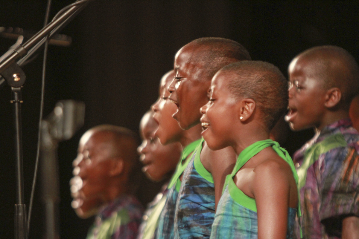 William DLewis the Vindicator   African children's Choir during 11-13-14 performance at  Powers Auditorium in Youngstown.