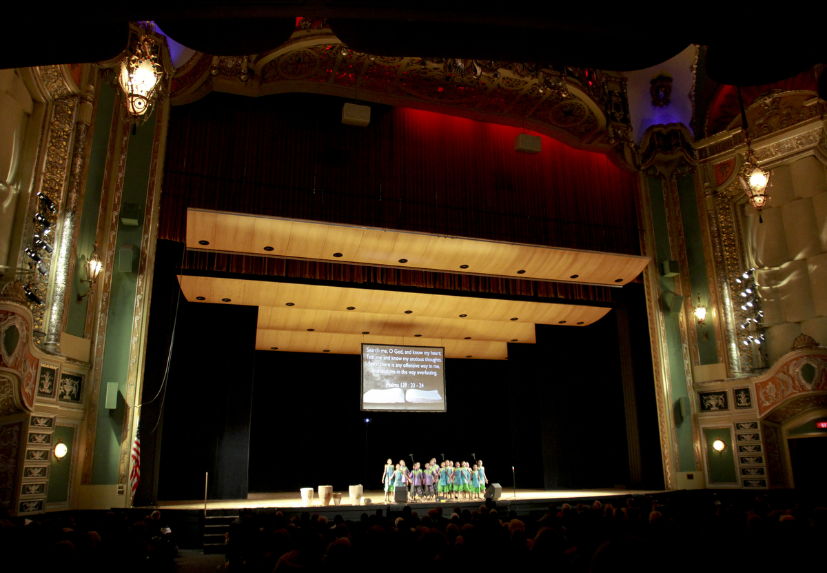 William DLewis the Vindicator   African children's Choir during 11-13-14 performance at  Powers Auditorium in Youngstown.