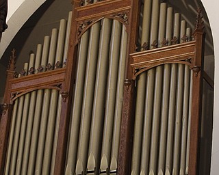        ROBERT K. YOSAY  | THE VINDICATOR...St. Patrick Church Youngsotwn .. has installed organ from former John Knox Church. dedication will be Nov. 23..