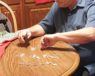       ROBERT K. YOSAY  | THE VINDICATOR..Steve  Dailey..of Boardman - makes handmade jewelry that is quite creative. He also teaches classes in beading...