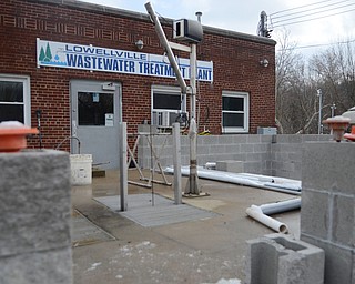 Katie Rickman | The Vindicator.The Influent Grit Removal system at the Waste Water Treatment Building in Lowellville on Thursday, Nov. 20, 2014. The construction has temporarily been stopped due to the cold weather.