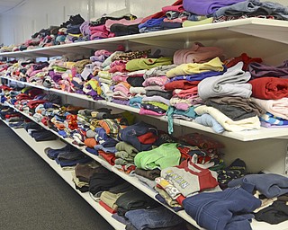 Katie Rickman | The Vindicator.The Emmanuel Care Center in Girard offers food and clothing to those in need on Friday, Nov. 21, 2014.