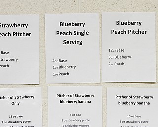        ROBERT K. YOSAY  | THE VINDICATOR.. Canfield HS students meet for 30 minutes before school to attain extra credit.... ..recipes for different smoothies Cardinal Cafe Offers