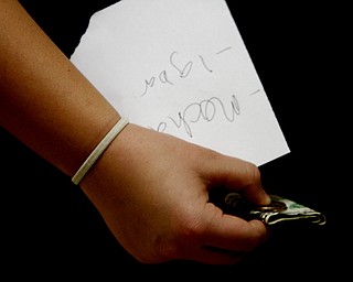        ROBERT K. YOSAY  | THE VINDICATOR.. Canfield HS students meet for 30 minutes before school to attain extra credit....  .=