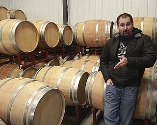 William D LEwis the vindicator Charles Crespi, winemake Luva Bella winery lowellville