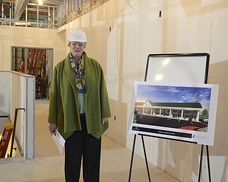 Katie Rickman | The Vindicator.Dr. Laura Meeks, President of Eastern Gateway Community College speaks to media at the location of the Warren Center on Tuesday, Dec. 2, 2014.  The new location will open in January 2015.