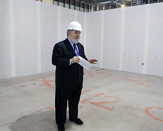 Katie Rickman | The Vindicator.Dante Zambrini, Interim Vice President of Eastern Gateway Community College stands in what will be one of the class rooms at the Warren Center which is an extension of EGCC on Tuesday, Dec. 2, 2014.