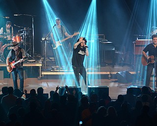 Katie Rickman | The Vindicator.Counting Crows plays during a packed out show at Packard Music Hall in Warren on Saturday, Dec. 6, 2014.