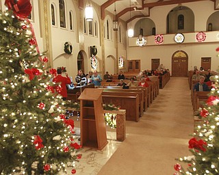 William d Lewis The vindicator  Comminity members gather at the former St Casimir Church on Jefferson in youngsotw for a traditional Polish vigil dinner and singing Sunday 12-7-14.