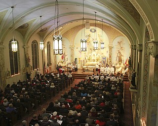 William D. Lewis the vindicator Mass of dedication at MtCarmel church. See release
