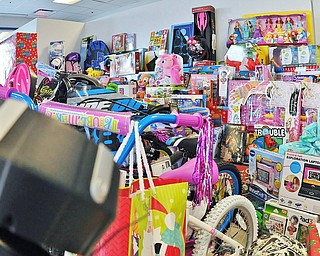 Jeff Lange | The Vindicator  The plant raised a large sum of toys for children as well as $6,150 for the Salvation Army.