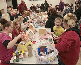        ROBERT K. YOSAY  | THE VINDICATOR...gingerbread day at Struthers Elementary! The 4th grade class and their invited guest will be constructing gingerbread houses in the cafeteria...-30-