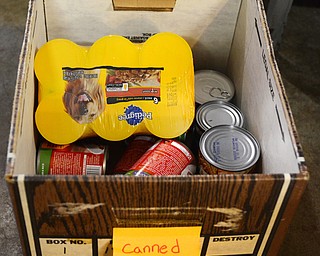 Katie Rickman | The Vindicator.The Animal Charities in Youngstown is in need of many items including wet dog food, treats, leashes, paper towels, blankets and much more.