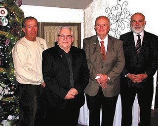 SPECIAL TO THE VINDICATOR
Principals of the Men’s Garden Club of Youngstown are, from left, Second Vice President Mike Beaudis, Past President Dennis Zap, President Dave Causer and First Vice President Patrick Cunning. Other officers are Secretary Joe Fagnano and Treasurer Bob McGowan.