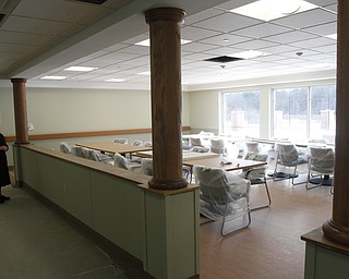        ROBERT K. YOSAY  | THE VINDICATOR..the Dining room area .. of the Memory Care unit.. spacious and looks over Meander Lake..The Antonine Sisters - Antonine Village, a new $9 million assisted living and memory care center that will complement their adult day care facility in this peaceful, rural setting. Construction nearly completed for an opening on Jan. 18. on Lipkey Rd in North Jackson. .