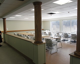        ROBERT K. YOSAY  | THE VINDICATOR..the Dining room area .. of the Memory Care unit.. spacious and looks over Meander Lake..The Antonine Sisters - Antonine Village, a new $9 million assisted living and memory care center that will complement their adult day care facility in this peaceful, rural setting. Construction nearly completed for an opening on Jan. 18. on Lipkey Rd in North Jackson. .
