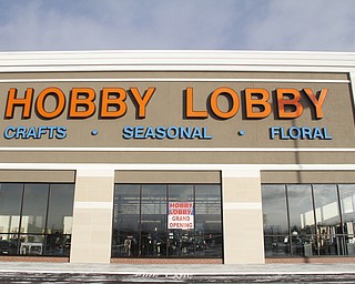        ROBERT K. YOSAY  | THE VINDICATOR..Hobby Lobby opened Monday morning in the new location in Tiffany Square in Boardman at South Ave and 224 .  It closed Saturday at the Boardman Canfield location .
