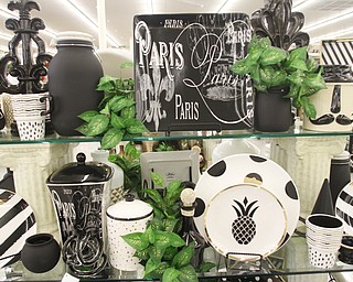        ROBERT K. YOSAY  | THE VINDICATOR..Beautiful pieces for decorations.. Hobby Lobby opened Monday morning in the new location in Tiffany Square in Boardman at South Ave and 224 .  It closed Saturday at the Boardman Canfield location .