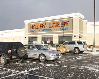        ROBERT K. YOSAY  | THE VINDICATOR..Hobby Lobby opened Monday morning in the new location in Tiffany Square in Boardman at South Ave and 224 .  It closed Saturday at the Boardman Canfield location .