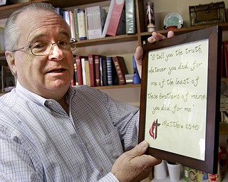 William D. Lewis the Vindicator  Dick Smith pastor Brookfield United Methodist Church with a favorite scripture 1-7-15.