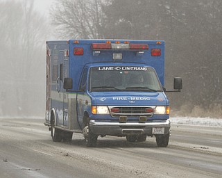        ROBERT K. YOSAY  | THE VINDICATOR..Austintown FD and Lane Ambulance coop is almost a year old .  It was a busy year and very successful for both -   The all to familiar Blue ambulance ...