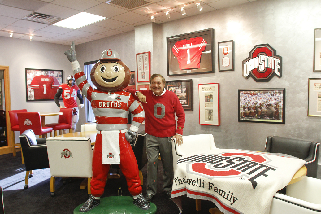        ROBERT K. YOSAY  | THE VINDICATOR..Sam Covelli and his BUCKEYE ROOM at the Covelli HQ in Warren
