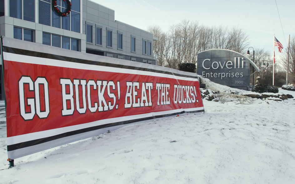        ROBERT K. YOSAY  | THE VINDICATOR..Sam Covelli and his BUCKEYE ROOM at the Covelli HQ in Warren