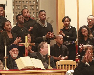 ator Combined Youth choir sings during MLK jr Community Worship service at Tabernacle Baptist 1-18-15.