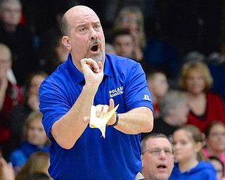 Jeff Lange | The Vindicator  Poland's head coach Ken Grisdale.