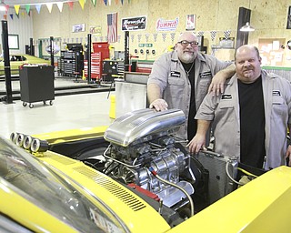 William d Lewis The Vindicator  Fat and Furious cast members  Chuck Kountz , left, and tommy Christmas in their garage.