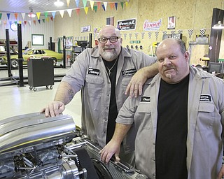 William d Lewis The Vindicator  Fat and Furious cast members Tommy Christmas , left, and Chuck Kountz in hteir garage